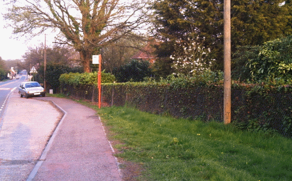 Bus Stop Layby from the West